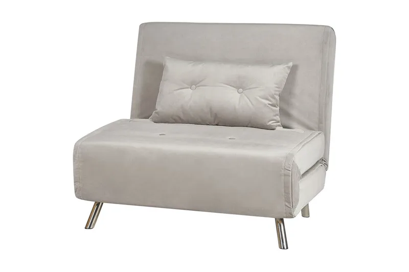 Vuodesohva Farris - Harmaa, Hopea - Huonekalut - Tuoli & nojatuoli - Nojatuoli & lepotuoli - Vuodetuoli