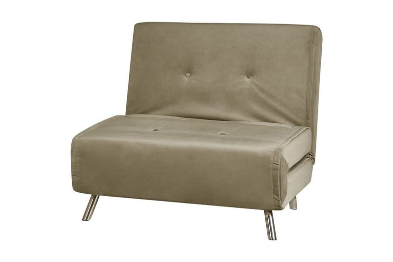 Vuodesohva Farris - Vihreä, hopea - Huonekalut - Tuoli & nojatuoli - Nojatuoli & lepotuoli - Vuodetuoli