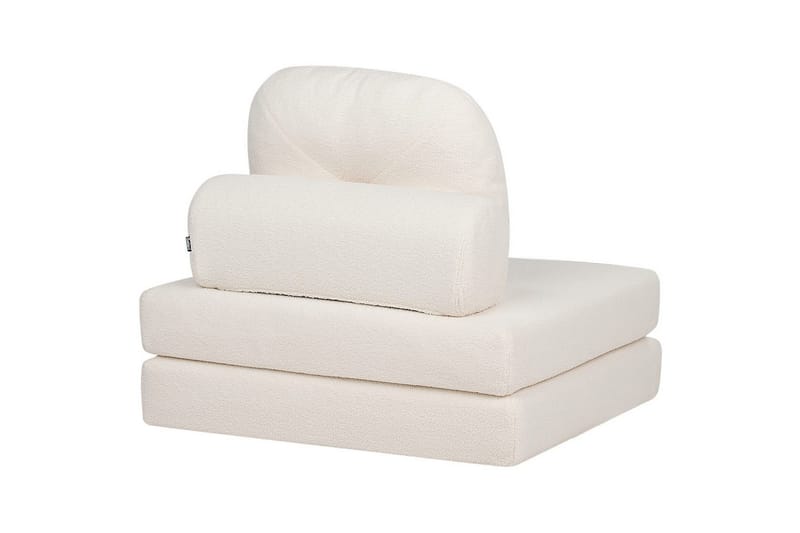 Vuodesohva Olden - Valkoinen/Bouclé, 81x182 cm - Huonekalut - Tuoli & nojatuoli - Nojatuoli & lepotuoli - Vuodetuoli