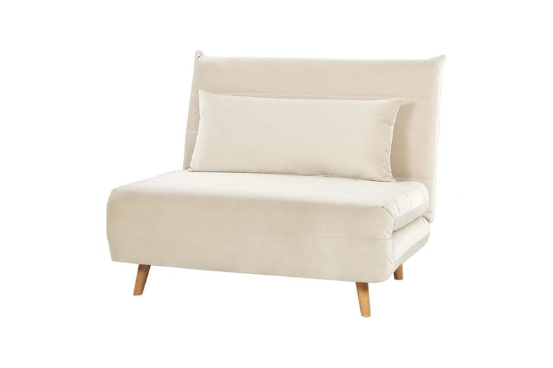 Vuodesohva Setten - Valkoinen, vaalea puu - Huonekalut - Tuoli & nojatuoli - Nojatuoli & lepotuoli - Vuodetuoli