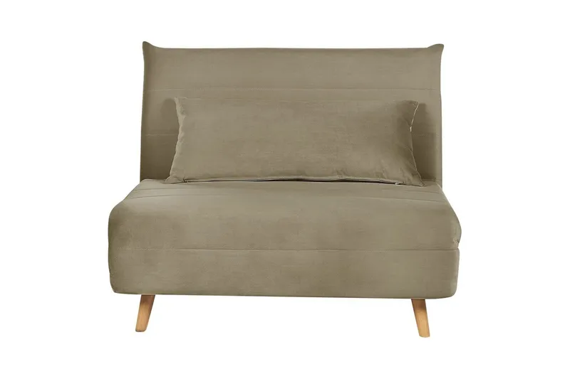 Vuodesohva Setten - Vihreä, vaalea puu - Huonekalut - Tuoli & nojatuoli - Nojatuoli & lepotuoli - Vuodetuoli