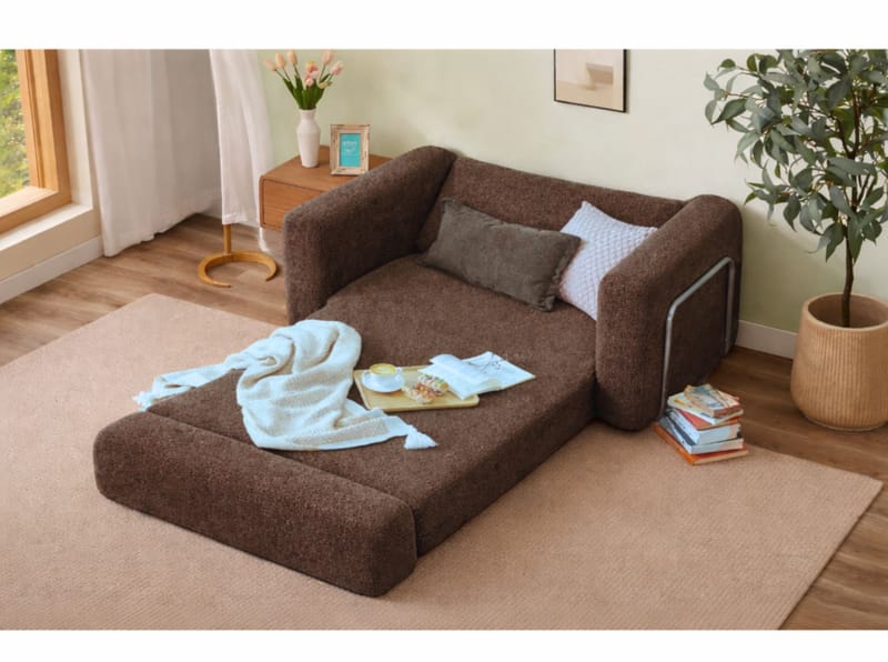 1-Seat Sofa-Bed Atelier Del Sofa - Huonekalut - Tuoli & nojatuoli - Nojatuoli & lepotuoli - Vuodetuoli