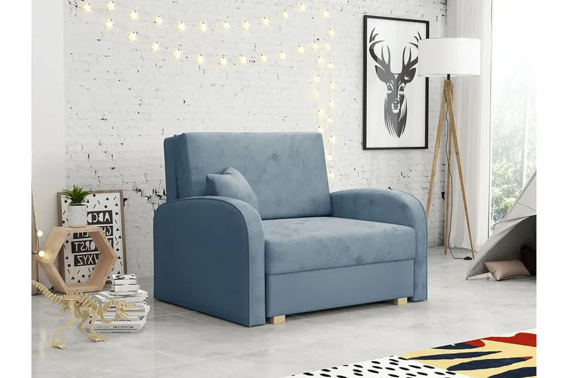 Denegal Bäddfåtölj blue - Huonekalut - Tuoli & nojatuoli - Nojatuoli & lepotuoli - Vuodetuoli