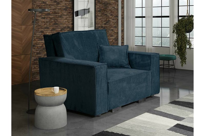 Denegal Bäddfåtölj Dark blue - Huonekalut - Tuoli & nojatuoli - Nojatuoli & lepotuoli - Vuodetuoli