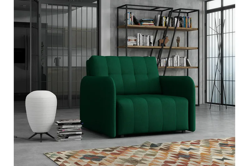 Denegal Bäddfåtölj Dark green - Huonekalut - Tuoli & nojatuoli - Nojatuoli & lepotuoli - Vuodetuoli