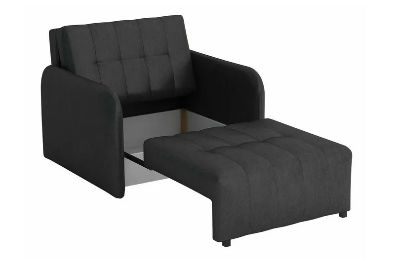 Denegal Bäddfåtölj Dark grey - Huonekalut - Tuoli & nojatuoli - Nojatuoli & lepotuoli - Vuodetuoli