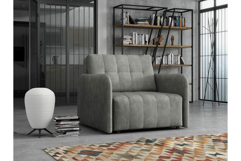 Denegal Bäddfåtölj Dark grey - Huonekalut - Tuoli & nojatuoli - Nojatuoli & lepotuoli - Vuodetuoli