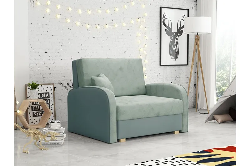 Denegal Bäddfåtölj Green - Huonekalut - Tuoli & nojatuoli - Nojatuoli & lepotuoli - Vuodetuoli