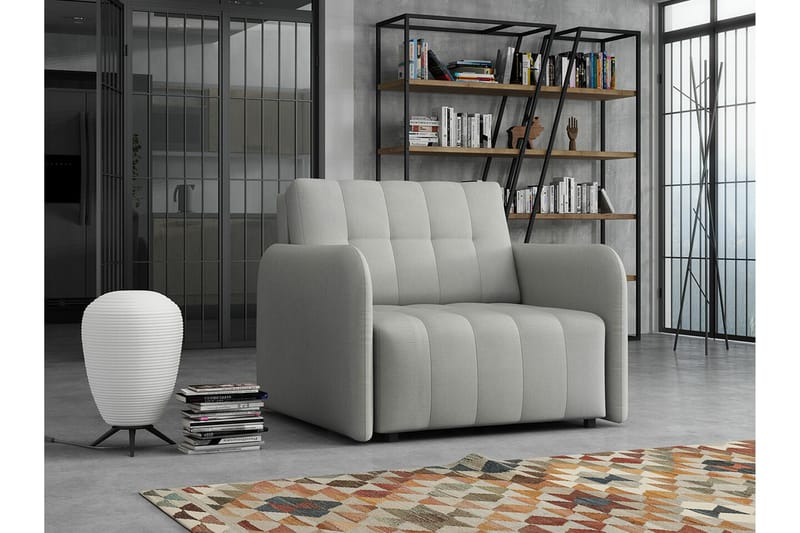 Denegal Bäddfåtölj Light grey/Dark grey - Huonekalut - Tuoli & nojatuoli - Nojatuoli & lepotuoli - Vuodetuoli