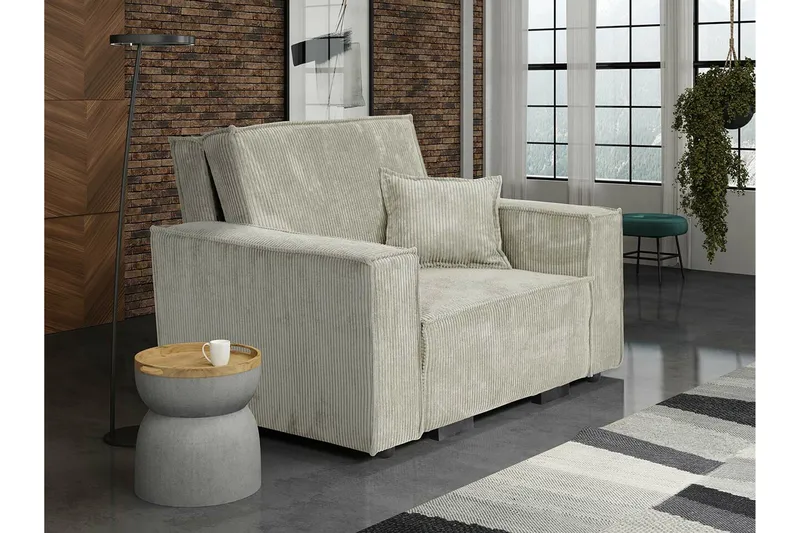 Denegal Bäddfåtölj NO_BRAND beige - Huonekalut - Tuoli & nojatuoli - Nojatuoli & lepotuoli - Vuodetuoli