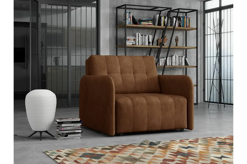 Denegal Bäddfåtölj NO_BRAND Bronze||Dark brown - Huonekalut - Tuoli & nojatuoli - Nojatuoli & lepotuoli - Vuodetuoli