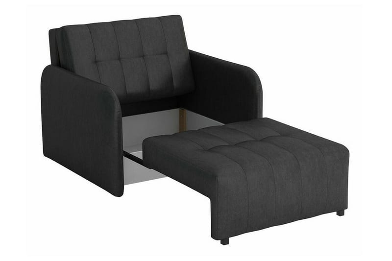 Denegal Bäddfåtölj NO_BRAND Dark grey - Huonekalut - Tuoli & nojatuoli - Nojatuoli & lepotuoli - Vuodetuoli