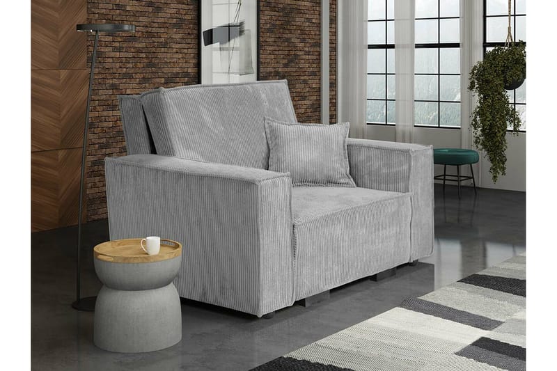 Denegal Bäddfåtölj NO_BRAND Light grey/Dark grey - Huonekalut - Tuoli & nojatuoli - Nojatuoli & lepotuoli - Vuodetuoli