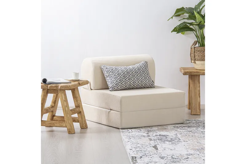 Vuodetuoli Magia - Beige - Huonekalut - Tuoli & nojatuoli - Nojatuoli & lepotuoli - Vuodetuoli