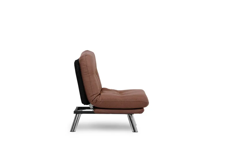 Vuodesohva Perc - Vaaleanruskea - Huonekalut - Tuoli & nojatuoli - Nojatuoli & lepotuoli - Vuodetuoli