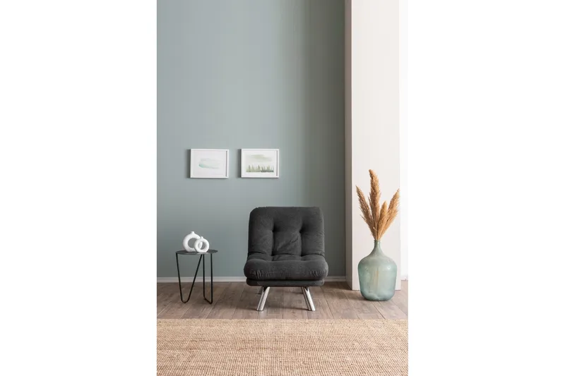 Vuodesohva Perc - Tummanharmaa - Huonekalut - Tuoli & nojatuoli - Nojatuoli & lepotuoli - Vuodetuoli