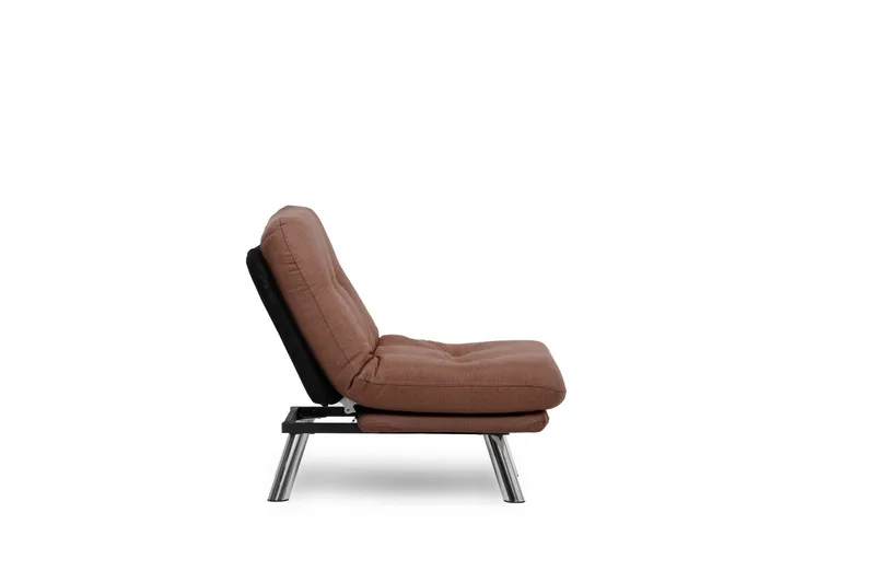 Vuodesohva Perc - Vaaleanruskea - Huonekalut - Tuoli & nojatuoli - Nojatuoli & lepotuoli - Vuodetuoli