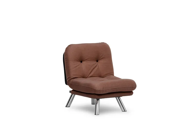 Vuodesohva Perc - Vaaleanruskea - Huonekalut - Tuoli & nojatuoli - Nojatuoli & lepotuoli - Vuodetuoli