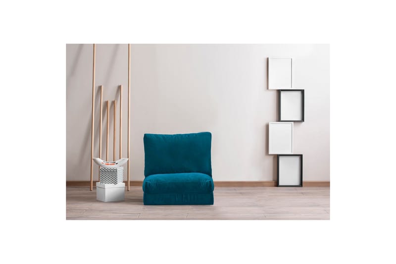 Vuodetuoli Florentine 60x185 cm - Sininen - Huonekalut - Tuoli & nojatuoli - Nojatuoli & lepotuoli - Vuodetuoli