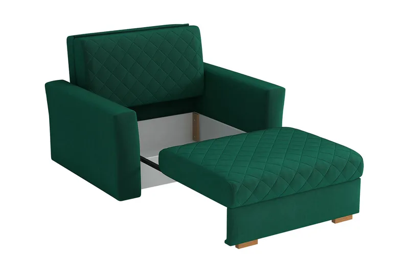 Vuodetuoli Hedensö - Harmaa - Huonekalut - Tuoli & nojatuoli - Nojatuoli & lepotuoli - Vuodetuoli