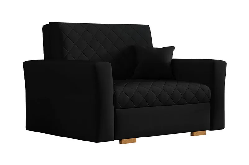 Vuodetuoli Hedensö Ruutukuvio, Sametti/Musta