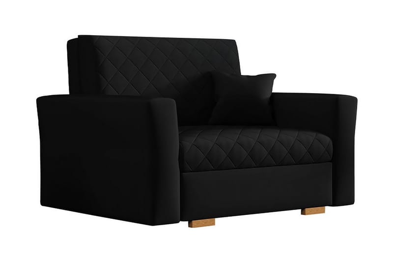 Vuodetuoli Hedensö Ruutukuvio, Sametti/Musta