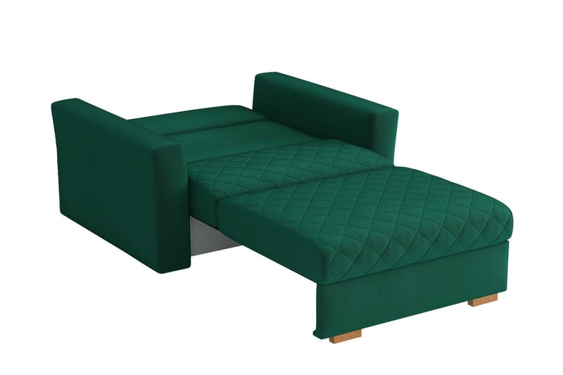 Vuodetuoli Hedensö Ruutukuvio - Sametti/Musta - Huonekalut - Tuoli & nojatuoli - Nojatuoli & lepotuoli - Vuodetuoli