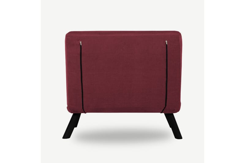 Vuodetuoli Riceville 175x60 cm - Punainen - Huonekalut - Tuoli & nojatuoli - Nojatuoli & lepotuoli - Vuodetuoli