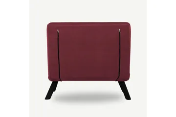 Vuodetuoli Riceville 175x60 cm - Punainen - Huonekalut - Tuoli & nojatuoli - Nojatuoli & lepotuoli - Vuodetuoli