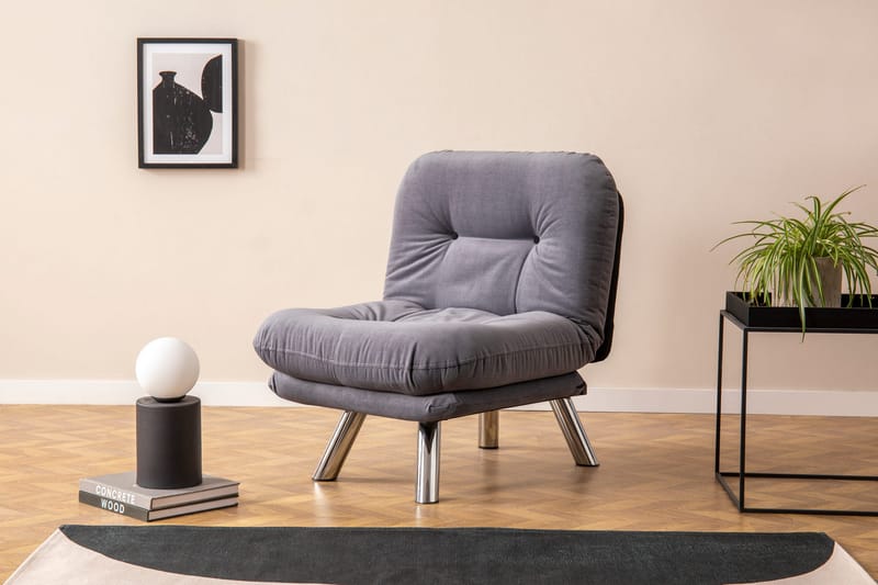 Vuodetuoli Perc 110x70 cm - Harmaa - Huonekalut - Tuoli & nojatuoli - Nojatuoli & lepotuoli - Vuodetuoli