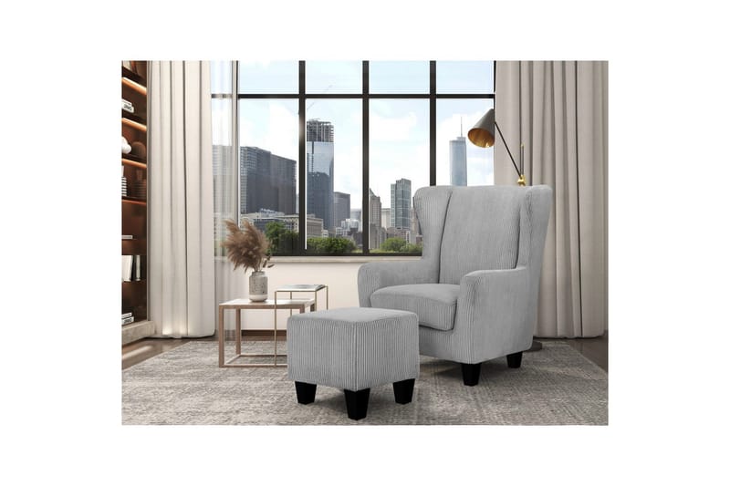 Nojatuoli Zhili Harmaa - Harmaa - Huonekalut - Tuoli & nojatuoli - Nojatuoli & lepotuoli