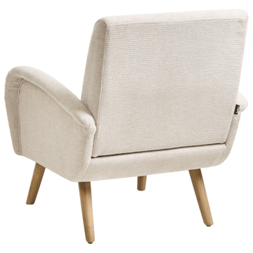 Nojatuoli Plassen - Vaalea beige - Huonekalut - Tuoli & nojatuoli - Nojatuoli & lepotuoli