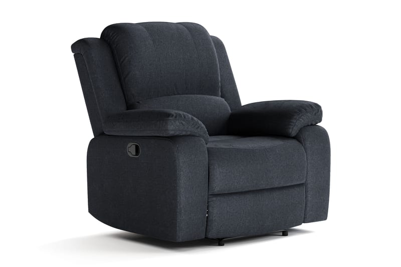 Norbo Recliner-nojatuoli Kotiteatterinojatuoli - Kallistettava nojatuoli kangasta - Lepotuoli - Musta - Huonekalut - Tuoli & nojatuoli - Nojatuoli & lepotuoli - Mekanismituoli