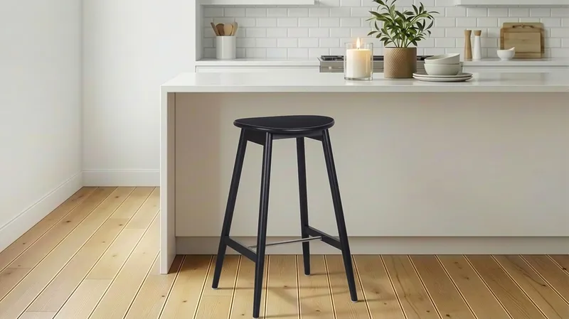 Norden Baarituoli 76 cm - Musta - Huonekalut - Tuoli & nojatuoli - Baarituoli