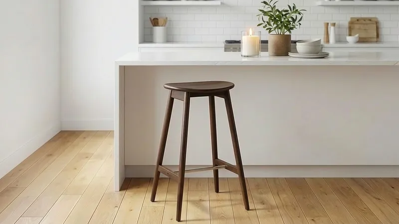 Norden Baarituoli 76 cm - Pähkinä - Huonekalut - Tuoli & nojatuoli - Baarituoli