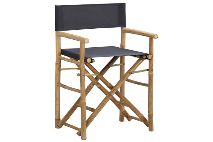 Kokoontaitettava ohjaajantuoli 2 kpl bambu/kangas - Ohjaajantuoli - Tuoli & nojatuoli