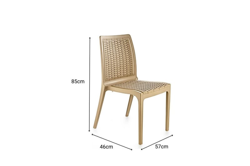 Omber Ruokapöydän tuoli - Beige - Huonekalut - Tuoli & nojatuoli - Ruokapöydän tuolit