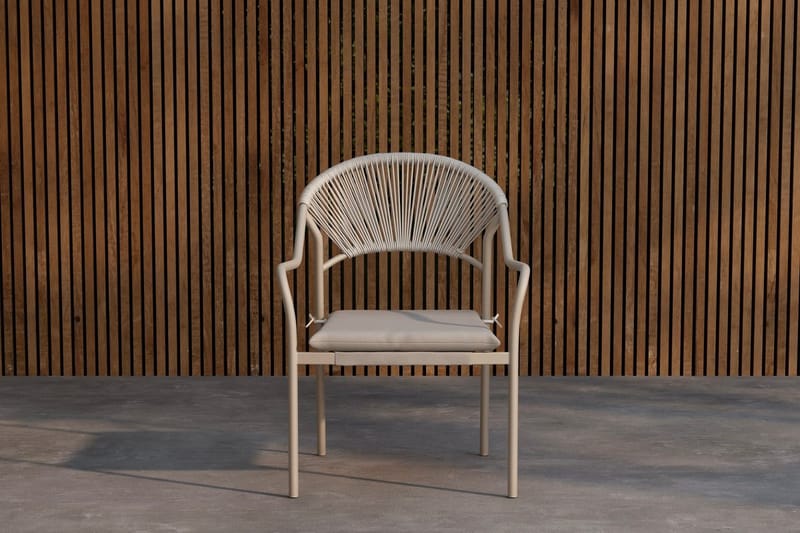 Paros ruokatuoli ulkokäyttöön, Beige