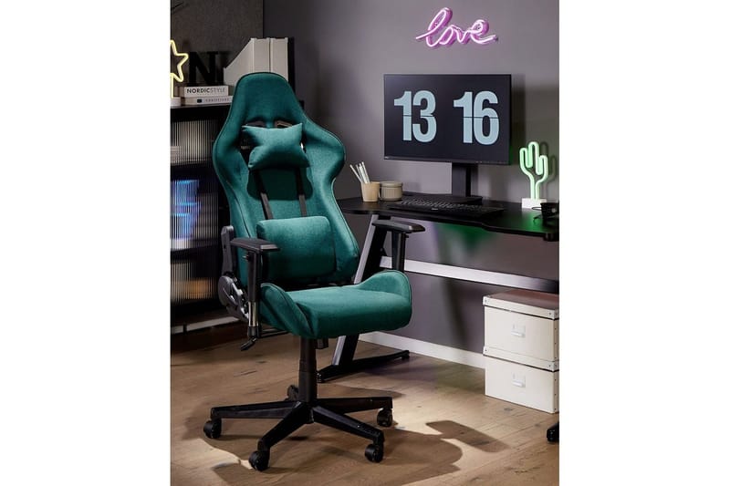 Pelituoli Warrior Vihreä/musta - Vihreä/musta - Huonekalut - Tuoli & nojatuoli - Työtuolit