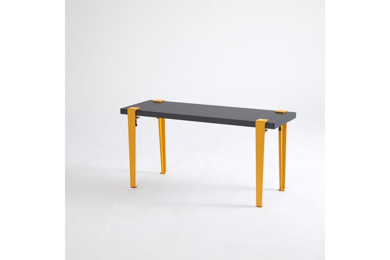 Khalkeus penkki 90x30 cm musta/keltainen - Hanah Home - Huonekalut - Tuoli & nojatuoli - Penkki - Eteispenkki
