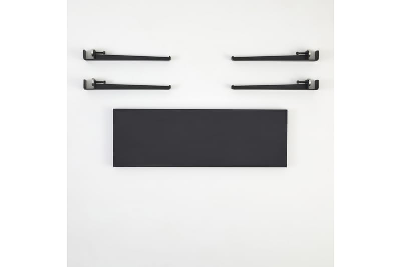 Khalkeus penkki 90x30 cm musta - Hanah Home - Huonekalut - Tuoli & nojatuoli - Penkki - Eteispenkki