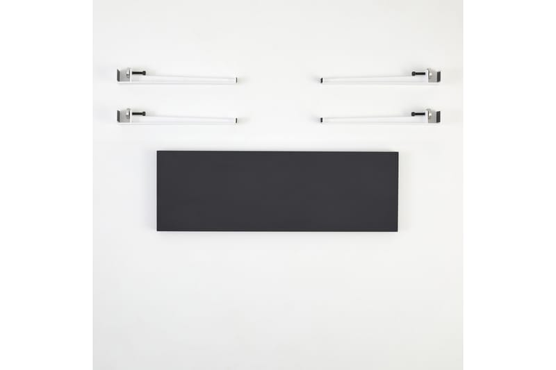 Khalkeus penkki 90x30 cm musta/valkoinen - Hanah Home - Huonekalut - Tuoli & nojatuoli - Penkki - Eteispenkki