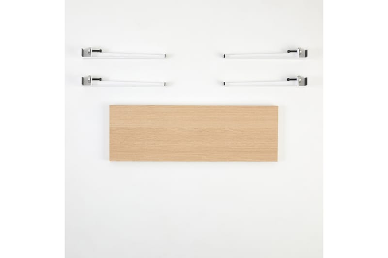 Khalkeus penkki 90x30 cm ruskea/valkoinen - Hanah Home - Huonekalut - Tuoli & nojatuoli - Penkki - Eteispenkki