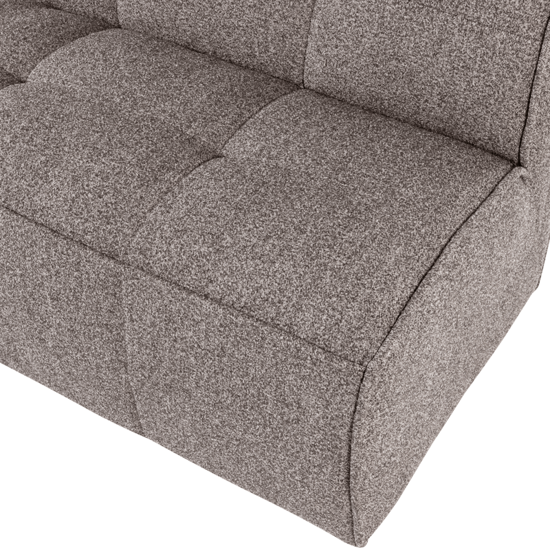 2-istuttava sohva Cluster - Keskiruskea - Huonekalut - Tuoli & nojatuoli - Penkki - Penkki selkänojalla