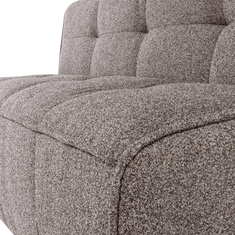 2-istuttava sohva Cluster - Keskiruskea - Huonekalut - Tuoli & nojatuoli - Penkki - Penkki selkänojalla