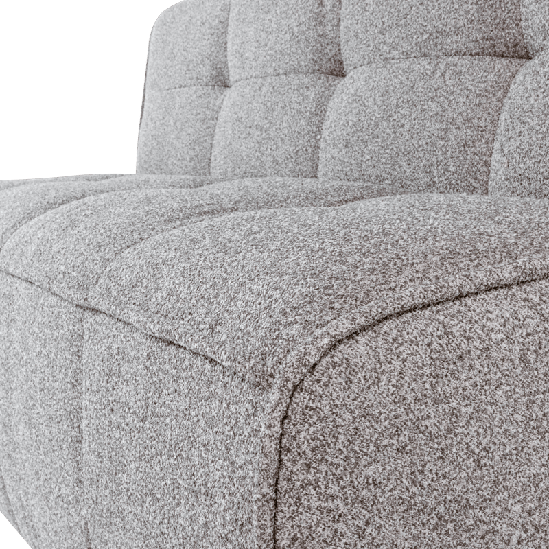 2-istuttava sohva Cluster - Lämminharmaa - Huonekalut - Tuoli & nojatuoli - Penkki - Penkki selkänojalla