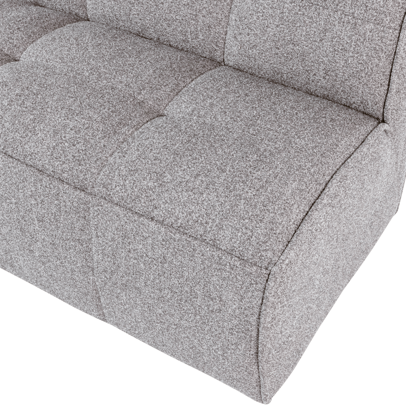 2-istuttava sohva Cluster - Lämminharmaa - Huonekalut - Tuoli & nojatuoli - Penkki - Penkki selkänojalla