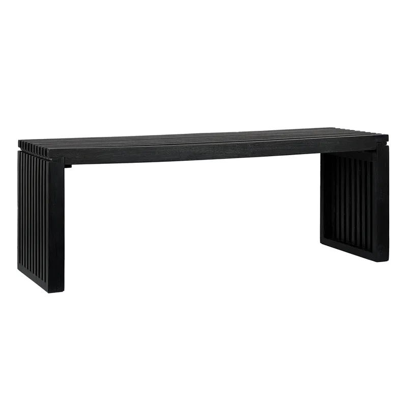 Belora-penkki 120 cm massiivipuuta, Syvänmusta