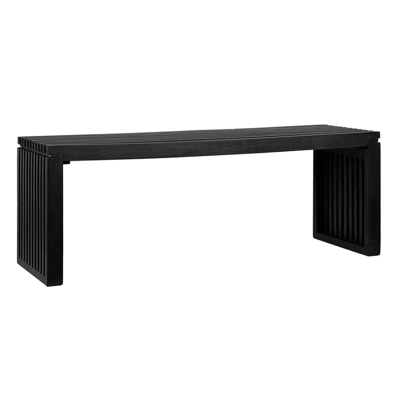 Belora-penkki 120 cm massiivipuuta - Syvänmusta - Huonekalut - Tuoli & nojatuoli - Penkki - Eteispenkki