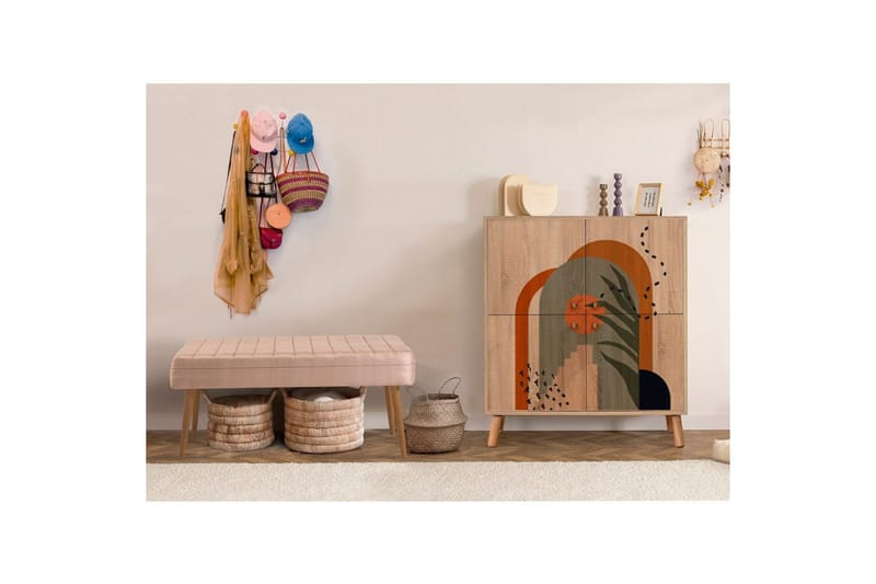 Anaya Skobänk 105 cm - Huonekalut - Tuoli & nojatuoli - Penkki - Eteispenkki - Kenkäteline penkillä